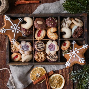 Weihnachten Cookie-Box