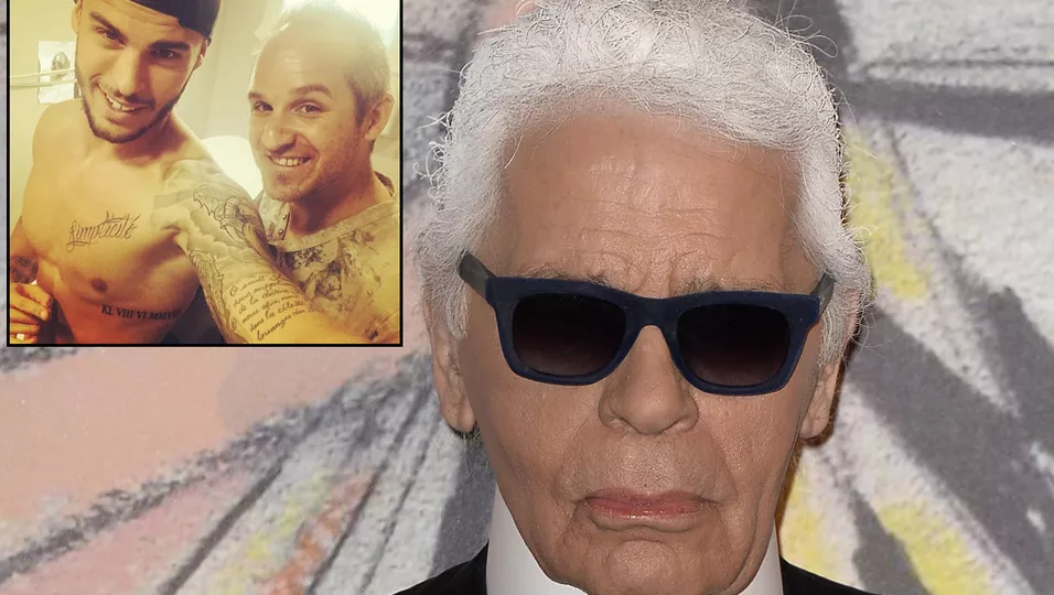 Karl Lagerfeld Muse Baptiste Giabiconi verewigt ihn in Tattoo BUNTE.de