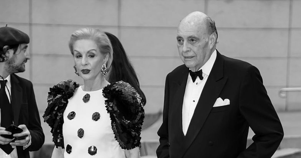 Star-Designerin in Trauer Carolina Herrera weint um ihren geliebten Ehemann