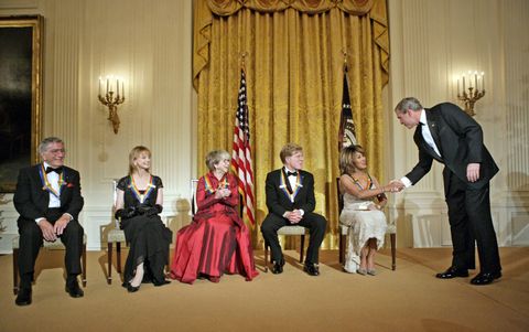 Hallo, Mr. President! 2005 empfängt George W. Bush Turner im Weißen Haus