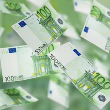 100 euro scheine geldregen