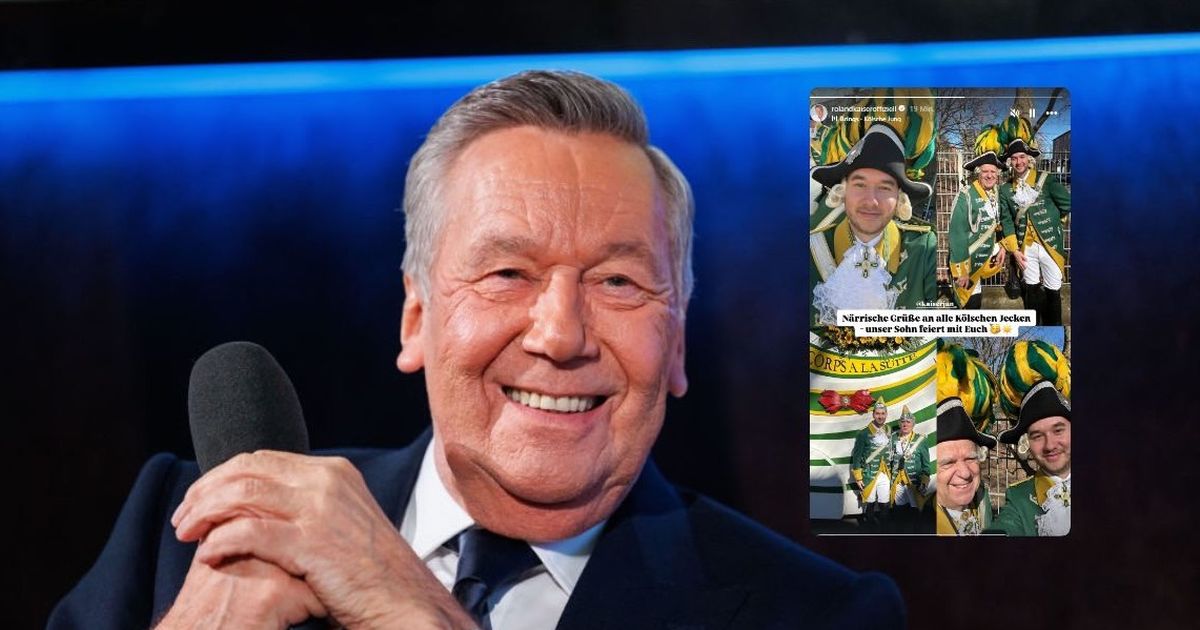 Wie aus dem Gesicht geschnitten Roland Kaisers Sohn feiert Karneval – und sieht ihm so ähnlich