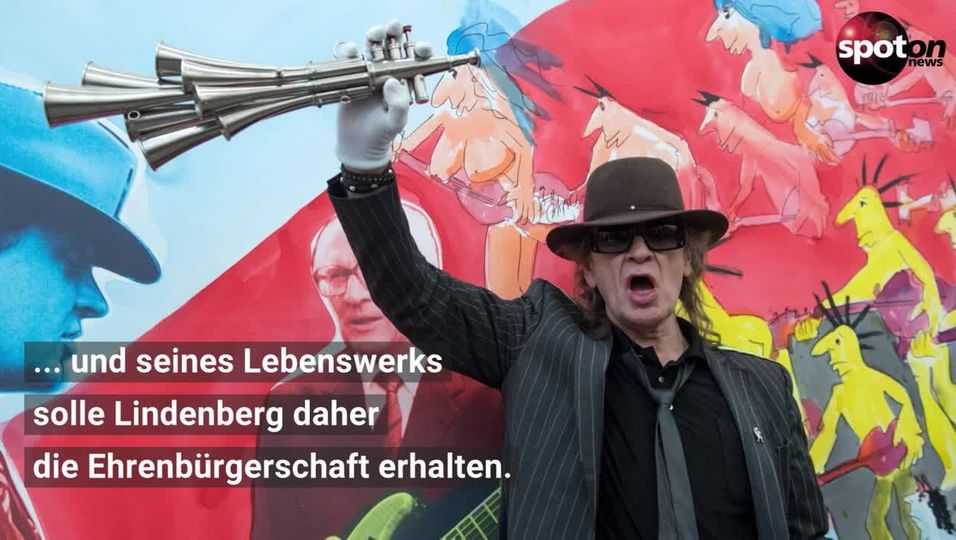 Udo Lindenberg wird Hamburger Ehrenbürger