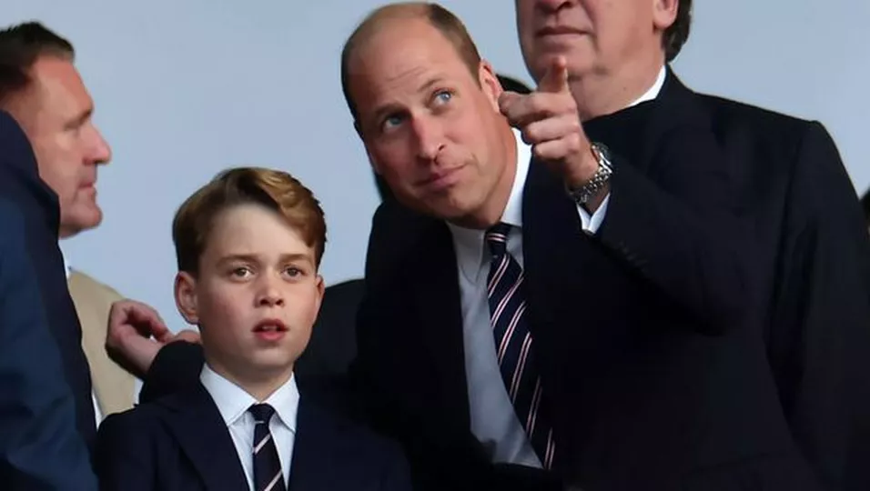 Königliche Unterstützung beim EM-Finale in Berlin