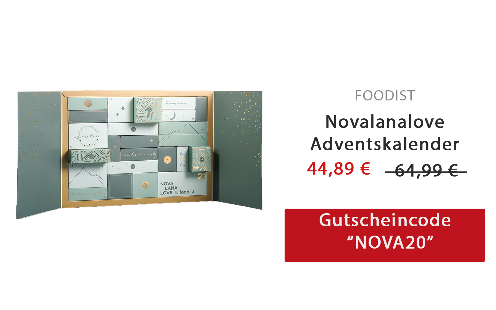 Novalanalove Adventskalender Deal