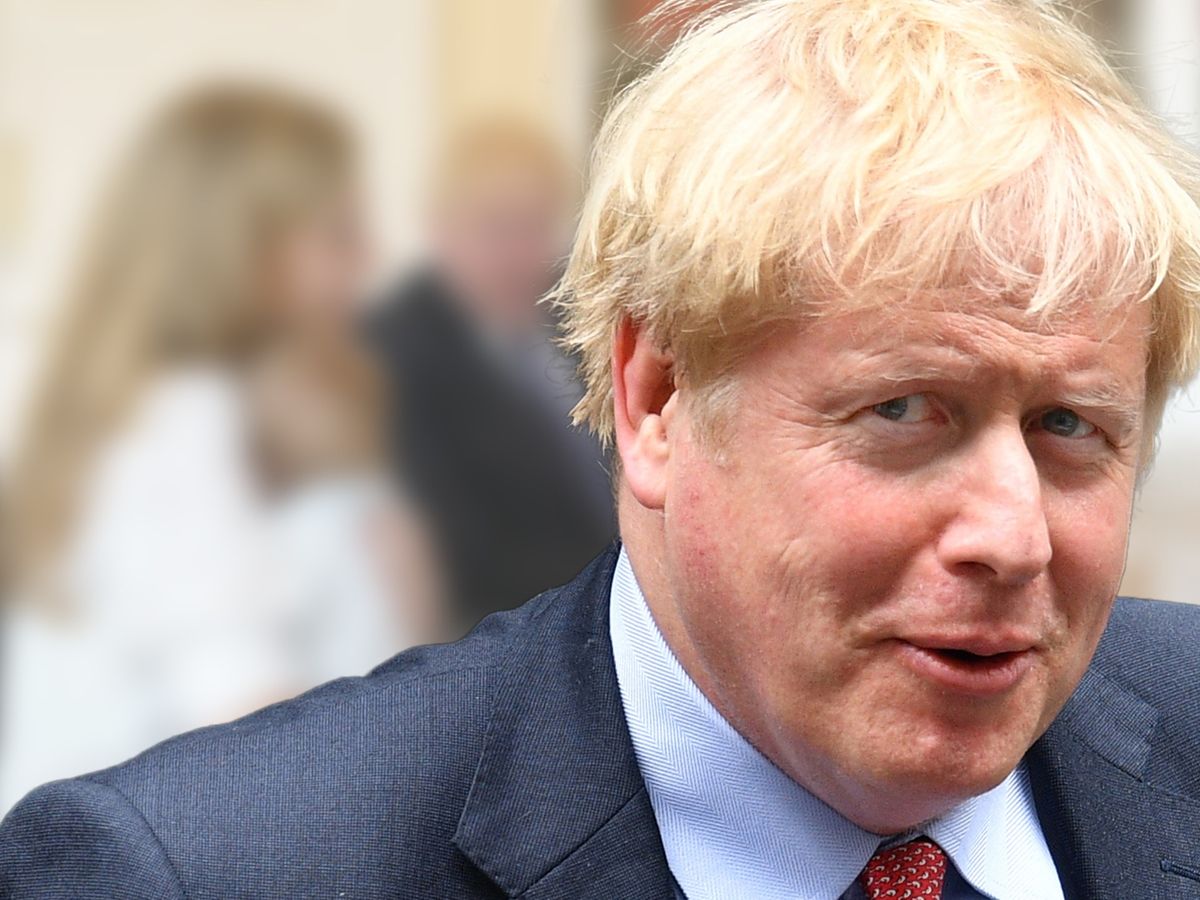 boris johnson das gab es noch nie auftritt mit freundin und baby bunte de