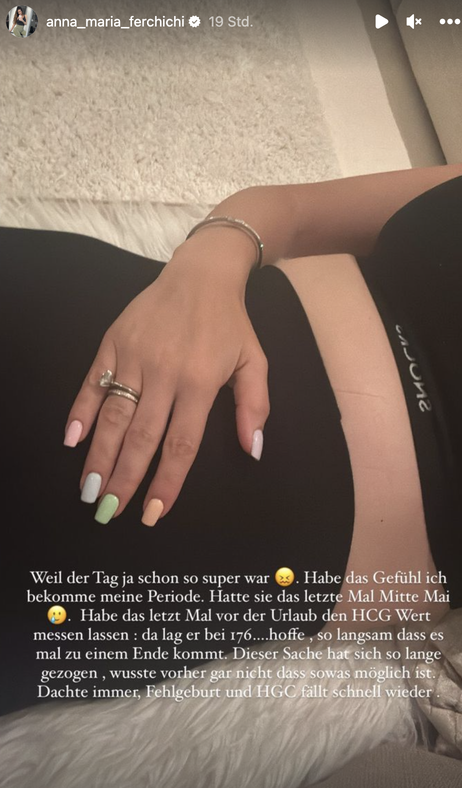 AnnaMaria Ferchichi Nach Fehlgeburt Ihr HCGWert ist immer noch zu hoch BUNTE.de