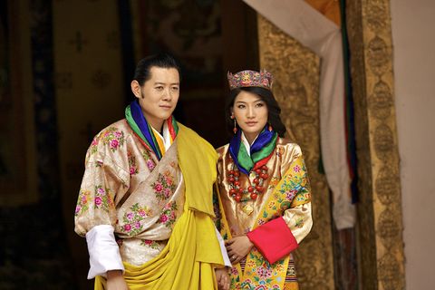 Jetsun Pema und König Jigme von Bhutan