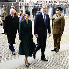 Die Gäste beim emotionalen Gedenkgottesdienst für Prinz Philip