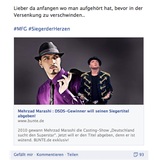 Menowin Fröhlich schlägt nach Mehrzad Marashis Kritik via Facebook zurück. Seine Fans machen mit.