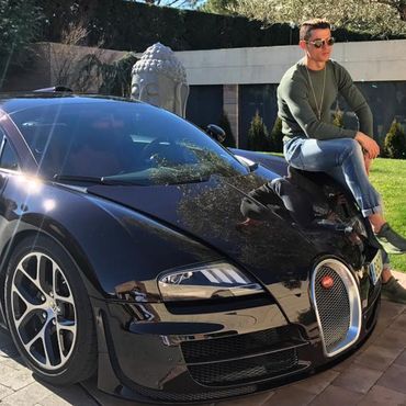 Cristiano Ronaldo Bugatti