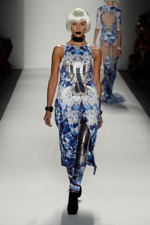 Liliana als Model: Bei der Mercedes-Benz Fashion Week Spring/Summer 2014 lief sie in New York für „Falguni &amp; Shane Peacock&quot;.