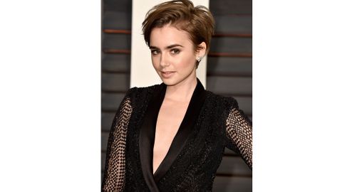 Lily Collins Pixie
