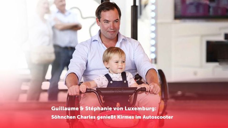 Mini-Royal im Autoscooter – Söhnchen Charles genießt die Kirmes