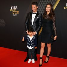Cristiano Ronaldo und Irina Shayk mit Sohn