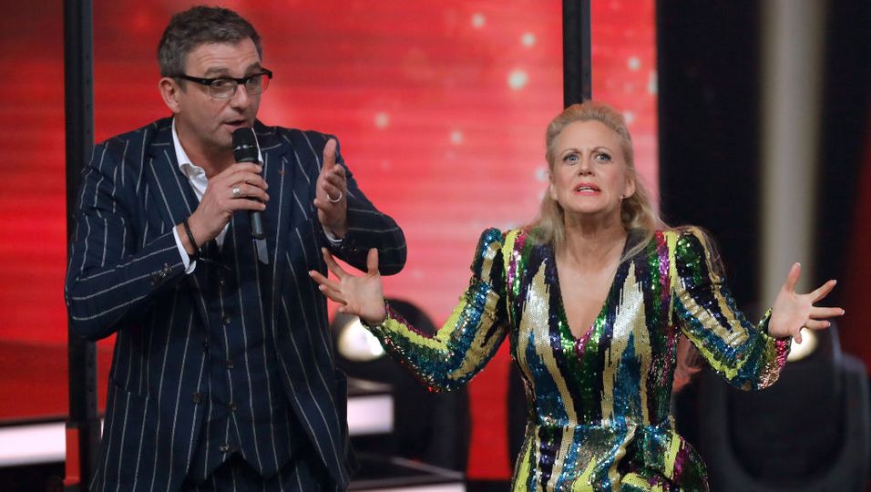 Hans Sigl und Barbara Schöneberger verstehen sich blendend