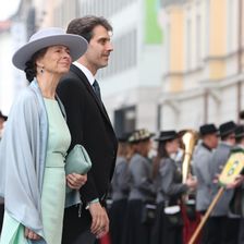 Ludwig Prinz von Bayern kommt mit seiner Mutter Beatrix Prinzessin von Bayern