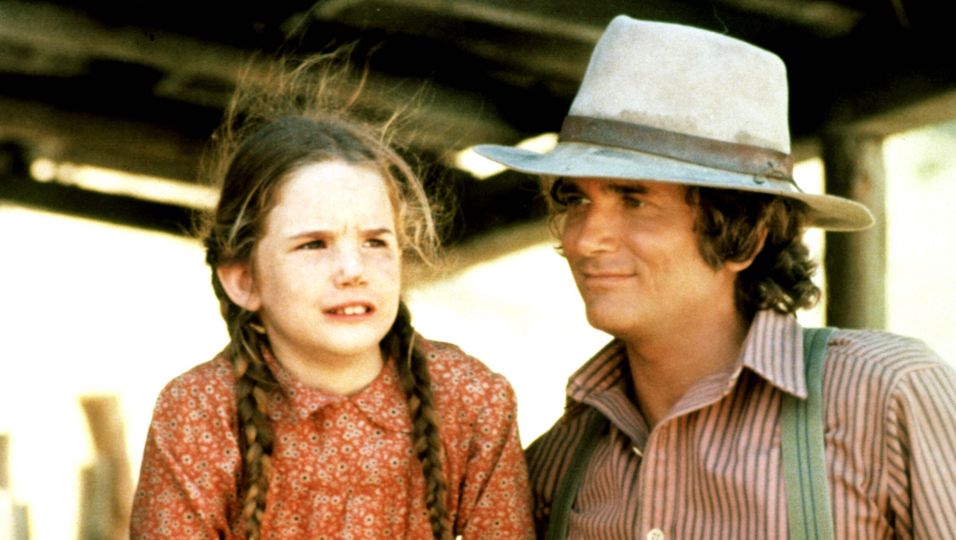 Melissa Gilbert mit Michael Landon in "Unsere kleine Farm"