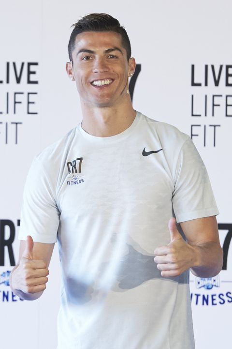 Cristiano Ronaldo weißes Shirt