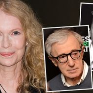 Mia Farrow, Woody Allen, Frank Sinatra