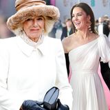 Königin Camilla: Hommage an Schwiegertochter Kate – in ihrem weißen Look stiehlt sie Charles die Show 