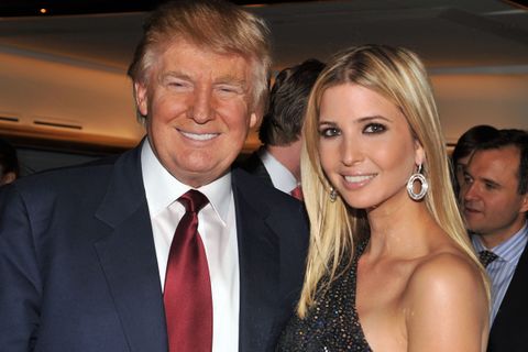Donald Trump and Ivanka Trump attend the &#039;The Trump Card: Playing to Win in Work and Life&#039; book launch celebration at Trump Tower on October