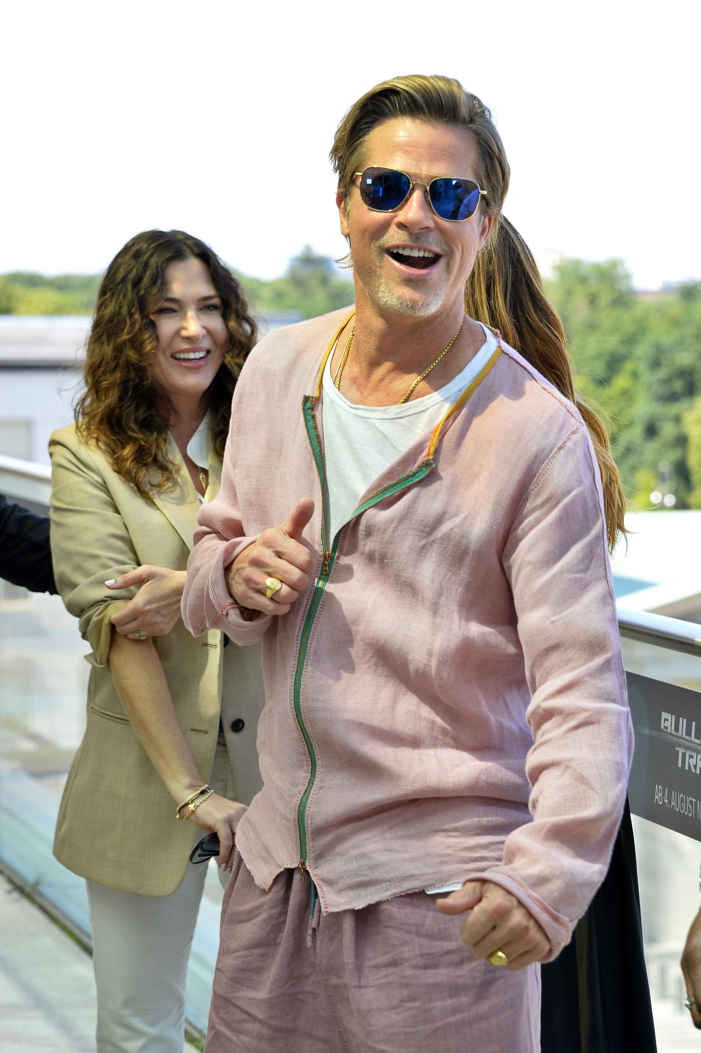 Brad Pitt: Scheidungsstress ade: In Berlin zeigt er sich ausgelassen