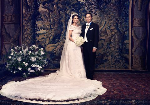 Prinzessin Madeleine von Schweden und Chris O&#039;Neill zu ihrer Hochzeit