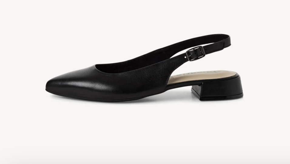 Die Lederslingpumps von Tamaris