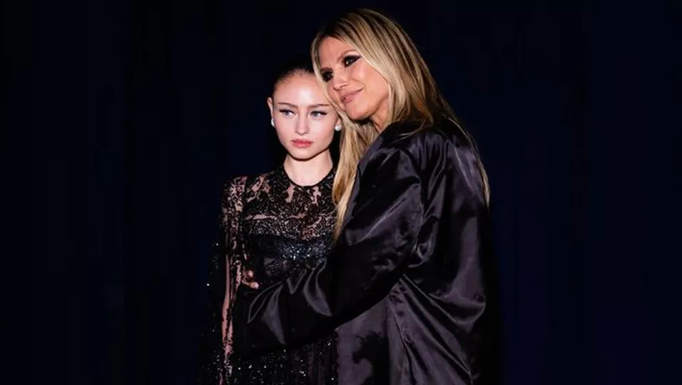 Hier überlässt Heidi Klum Tochter Leni das Rampenlicht