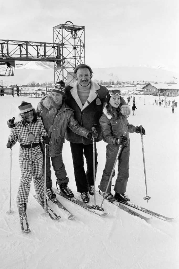 Gene Hackman mit Kindern