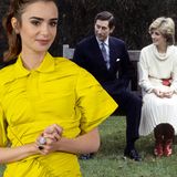 "Emily in Paris"-Star Lily Collins - Sie warf Prinz Charles ein Spielzeugtelefon an den Kopf