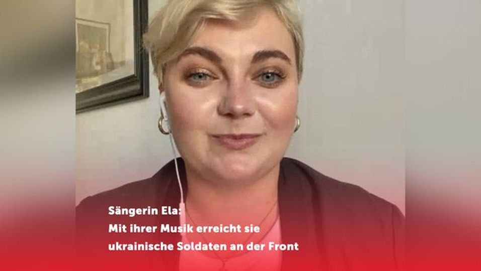 Mit ihrer Musik erreicht sie ukrainische Soldaten an der Front