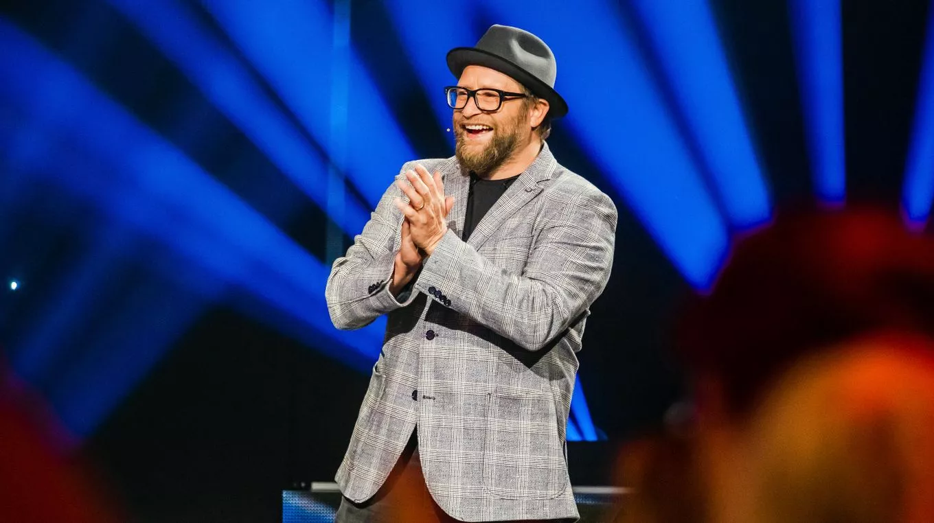 Robbie Williams spricht bei Show 