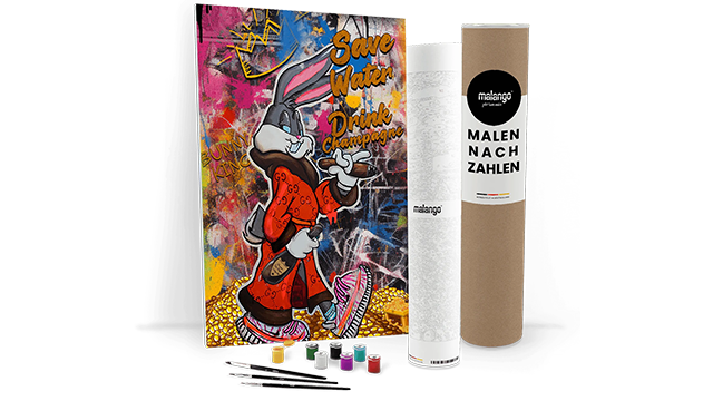 Bugs Bunny und Co. – die limitierten Malen nach Zahlen Leinwände