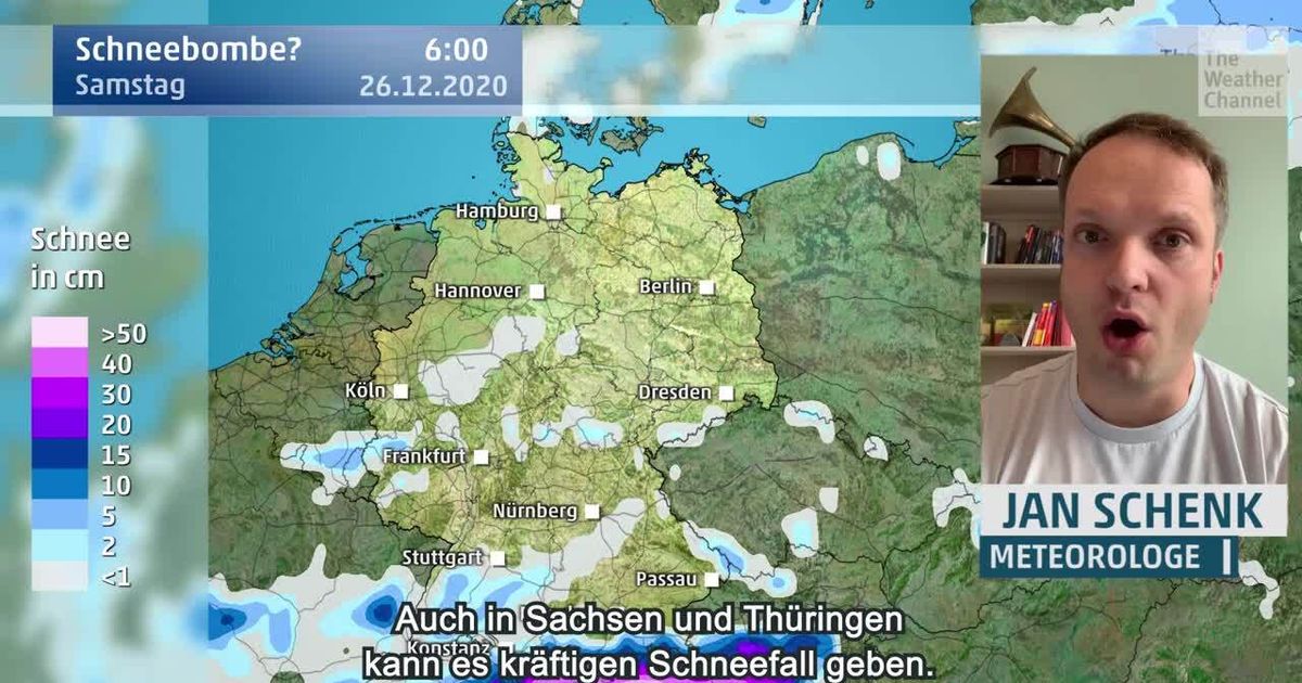 Wetter Weihnachten 2022 Deutschland Wetter in Deutschland Überraschung! An Weihnachten kommt die