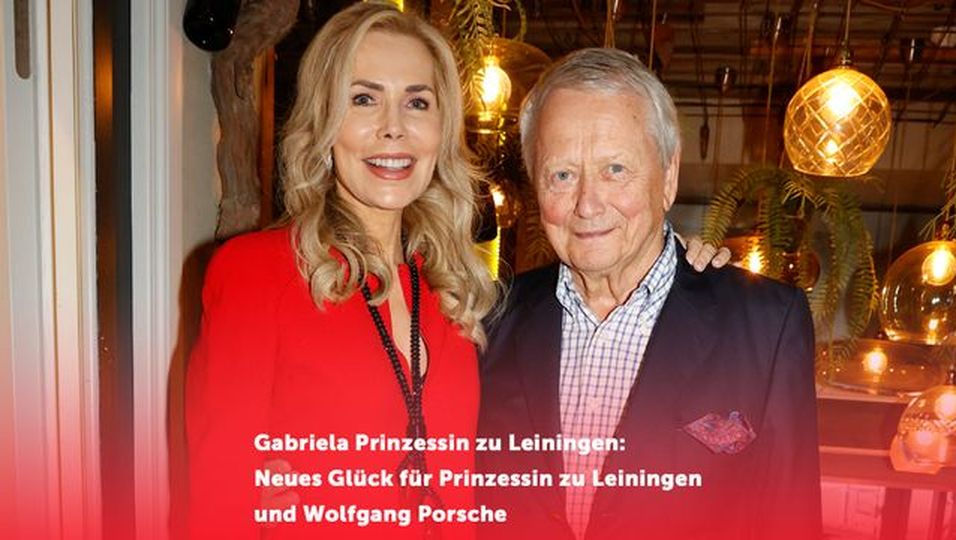 Neues Glück für Prinzessin zu Leiningen und Wolfgang Porsche