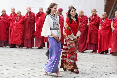 Kate und William in Bhutan