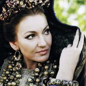 Maria Callas am Set des Films "Medee"