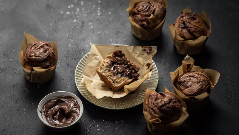 Diese Schüttel-Bananen-Schoko-Muffin machen das Sommer-Picknick zum ...