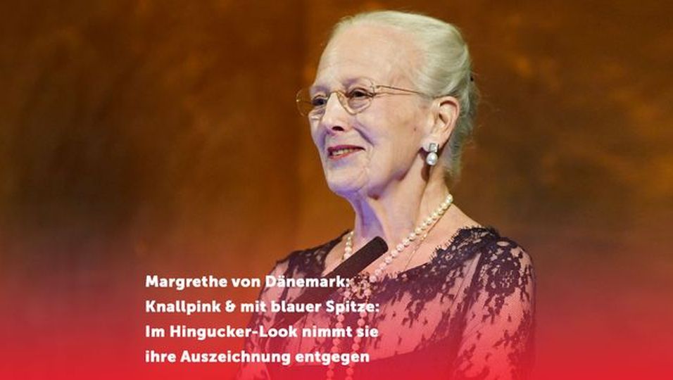 Margrethe von Dänemark: Im Hingucker-Look nimmt sie Auszeichnung entgegen 