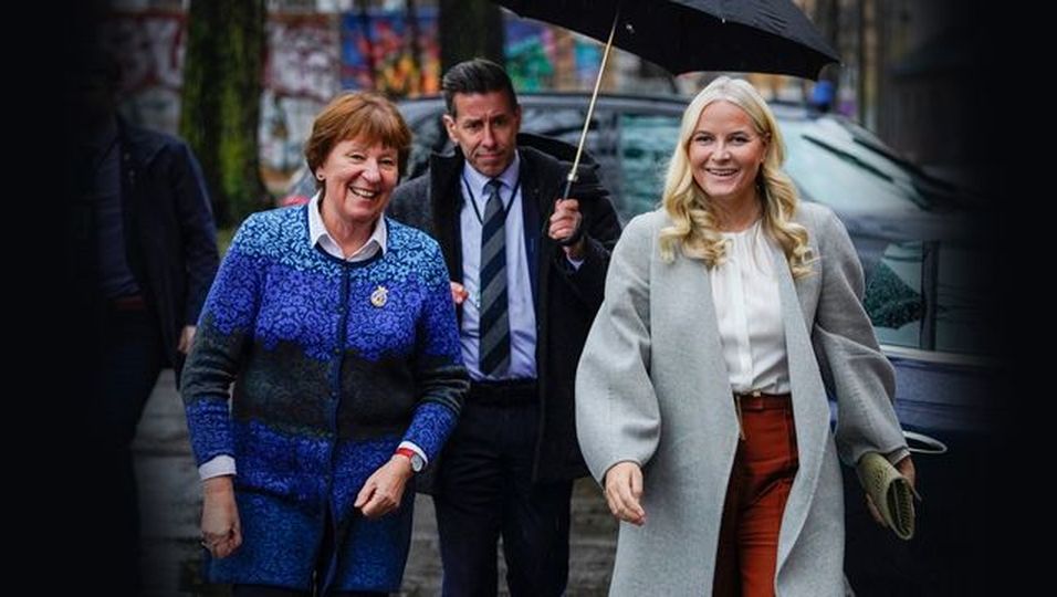 Powerfrauen mal zwei: Gut gelaunt neben der Bürgermeisterin von Oslo