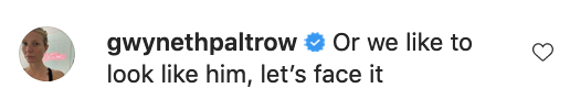 Gwyneth Paltrow Kommentar