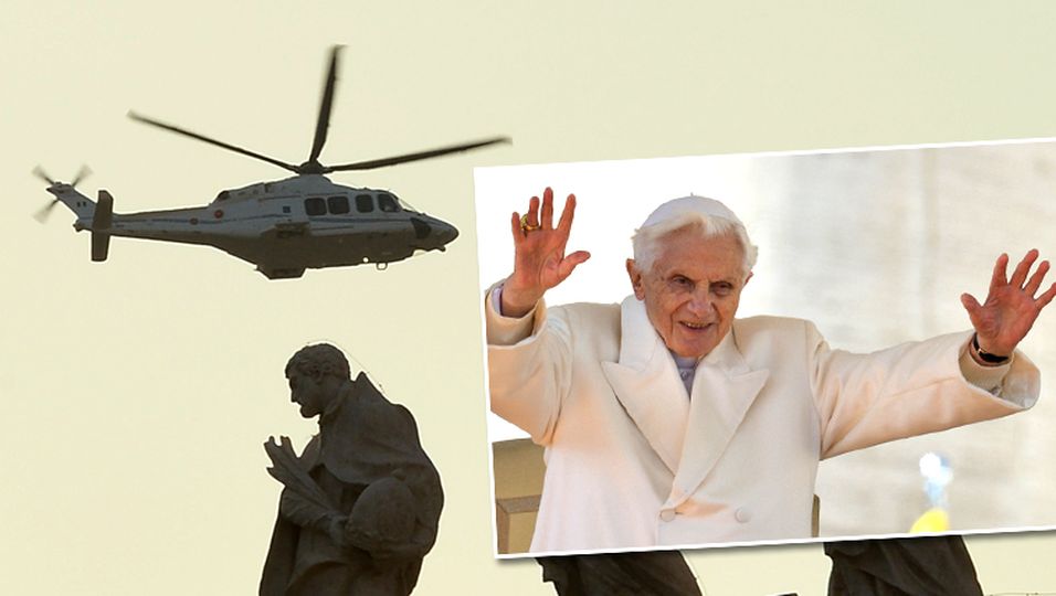 Papst Benedikt XVI.: Hier fliegt er in sein neues Leben!