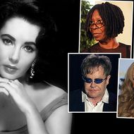 Elizabeth Taylor, Whoopie Goldberg, Elton John, Joan Collins, Mariah Carey