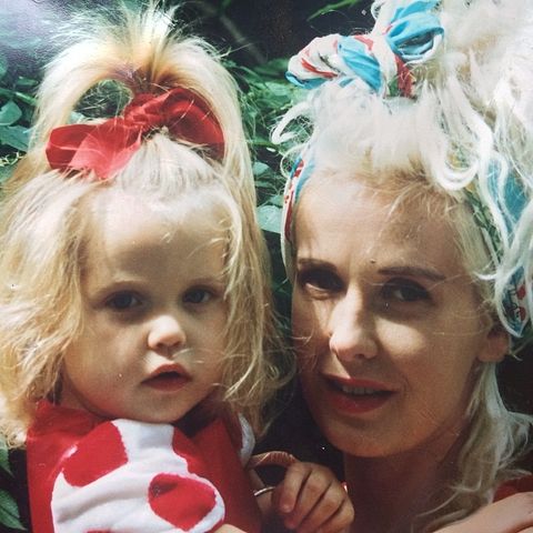 Dieses Foto von sich und ihrer Mutter Paula Yates postete Peaches Geldof einen Tag vor ihrem Tod