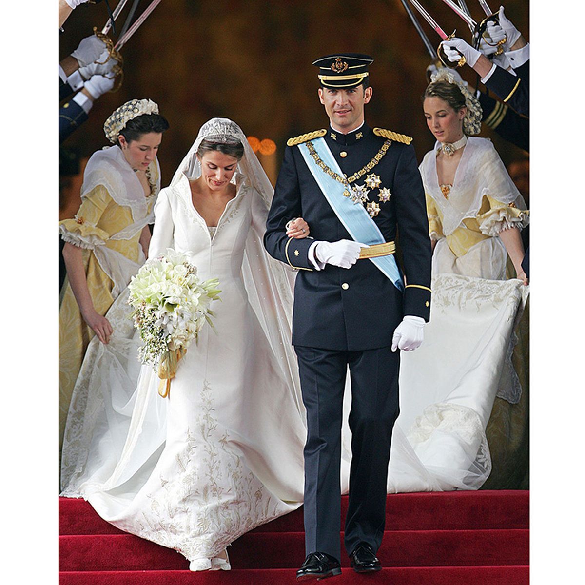 Spanien brautkleid letizia Königin Letizia